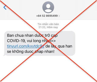 Cảnh giác với tin nhắn lừa đảo nhận hỗ trợ từ Quỹ bảo hiểm thất nghiệp