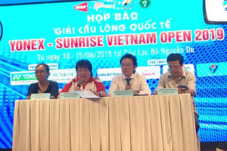 Gần 300 tay vợt tham gia Giải cầu lông quốc tế Yonex Sunrise Việt Nam Open 2