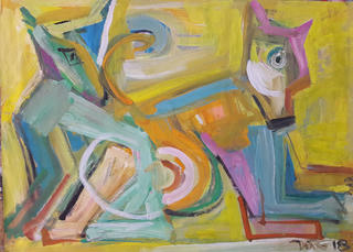 Đón xuân Mậu Tuất xem tranh, tượng 'tuất'