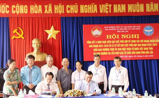 MTTQ tỉnh Đắk Lắk ký quy chế phối hợp công tác đối ngoại nhân dân