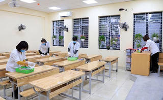 Hà Nội ghi nhận nhiều ca mắc Covid-19, trường học vẫn chuẩn bị điều kiện đón học sinh