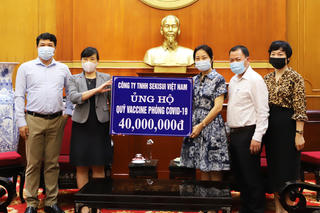 Công ty TNHH Sekisui ủng hộ Quỹ vaccine phòng chống Covid-19