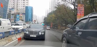 Tài xế lái 'siêu xe' Bentley chạy ngược chiều ở Hà Nội là ai?