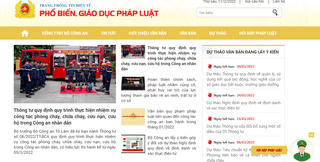 Bộ Công an ra mắt Trang Thông tin điện tử phổ biến, giáo dục pháp luật