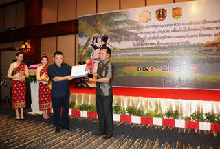 BIDV phối hợp tổ chức giải Golf hữu nghị Bộ An ninh 3 nước Lào - Việt Nam - Campuchia