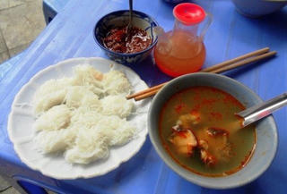 Bún ốc nguội