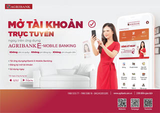 Agribank ra mắt dịch vụ mở tài khoản trực tuyến