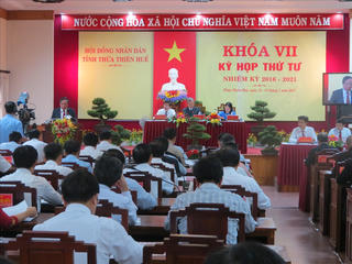 HĐND Thừa Thiên- Huế khai mạc kỳ họp thứ 4