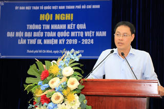 Mặt trận TP Hồ Chí Minh thông tin về kết quả Đại hội MTTQ Việt Nam lần thứ IX