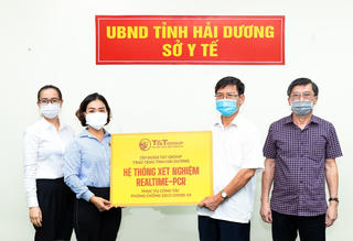 Bầu Hiển tiếp tục tiếp sức Hải Dương chống dịch