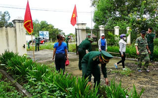 Bộ đội biên phòng chung tay bảo vệ môi trường