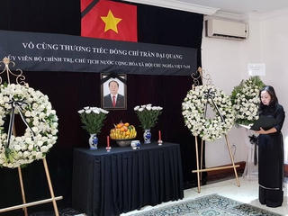 Lễ viếng Chủ tịch nước Trần Đại Quang tại Myanmar