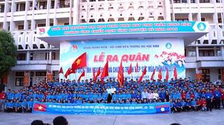 Nghệ An: Hơn 1700 đoàn viên ra quân chiến dịch tình nguyện Hè 2015