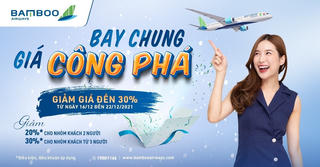 Bamboo Airways tung ưu đãi 'giá công phá' mừng dịp lễ hội lớn nhất năm