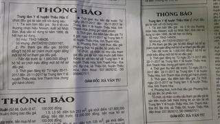 Nhập nhèm đấu giá xe công