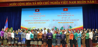 Nữ đại biểu Quốc hội Việt Nam - Lào làm việc với tỉnh Quảng Nam