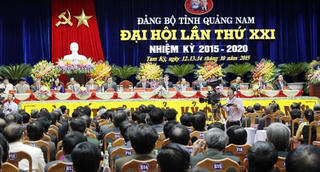 Khai mạc Đại hội đại biểu Đảng bộ tỉnh Quảng Nam lần thứ XXI, nhiệm kỳ 2015-2020