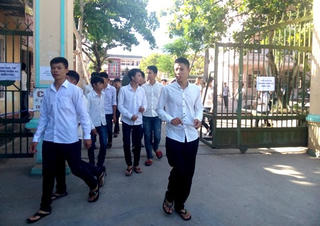 Hà Tĩnh: Ngày thi đầu tiên có 25 thí sinh bỏ thi