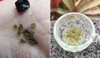 Mưa đá quý phun trào từ núi lửa ở Hawaii