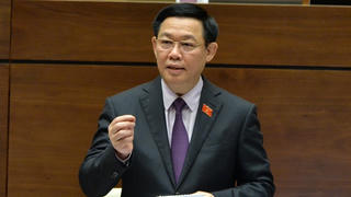 Bí thư Thành ủy Hà Nội Vương Đình Huệ được đề cử để bầu Chủ tịch Quốc hội