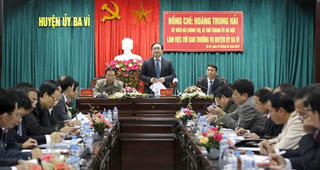 Bí thư Thành uỷ Hà Nội: các ban ngành đừng có 'bo bo' việc mình