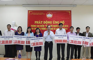 Phát động Tháng cao điểm vì người nghèo năm 2015 tại Bắc Giang