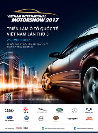 Nhiều hãng xe nổi tiếng có mặt tại Triển lãm ô tô Quốc tế Việt Nam 2017