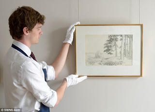 Bức phác họa 'Cánh rừng trăm mẫu' có giá 13 tỷ đồng