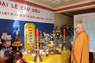 Đại lễ cầu siêu cho các anh hùng liệt sỹ tại chùa Từ Ân Berlin