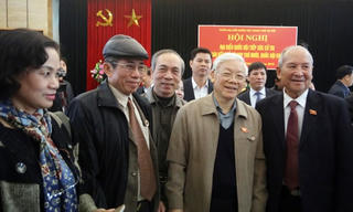 Tổng Bí thư Nguyễn Phú Trọng: Cán bộ phải gắn với dân, được nhân dân ủng hộ