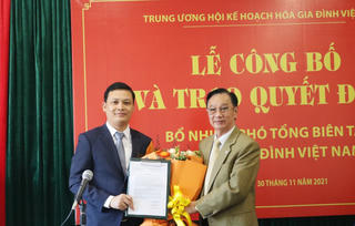 Nhà báo Hoàng Vững giữ chức vụ Phó Tổng biên tập Tạp chí Gia đình Việt Nam