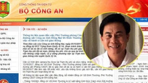 Bộ Công an thông tin việc điều động, bổ nhiệm ông Võ Đình Thường