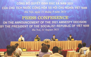 Họp báo Công bố quyết định đặc xá 3.026 phạm nhân