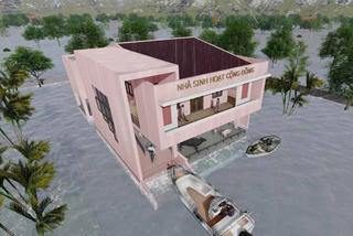 Thủy Tiên xây 10 nhà cộng đồng chống lũ