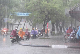 Nhiều khu vực có mưa rào và dông