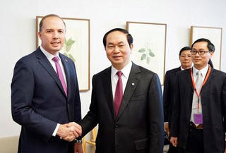 Bộ trưởng Trần Đại Quang hội đàm với nhiều quan chức cao cấp Australia