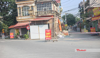 Quốc Oai, Hà Nội: Nhiều trụ sở, khu dân cư bị phong tỏa sau 6 ca nhiễm Covid-19