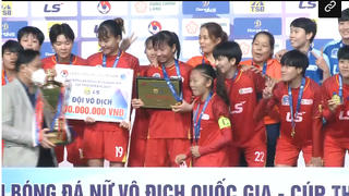 [VIDEO] Đội bóng đá nữ TP Hồ Chí Minh lập cú đúp danh hiệu vô địch năm 2021