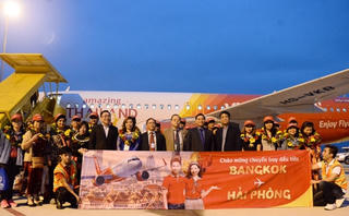 Vietjet khai trương đường bay Hải Phòng-Bangkok