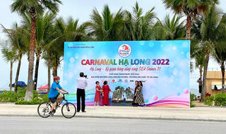 Quảng Ninh: 'Lặng lẽ' thay biển cổ động Carnaval Hạ Long