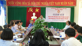 Nêu cao vai trò của Mặt trận cơ sở trong giám sát, phản biện