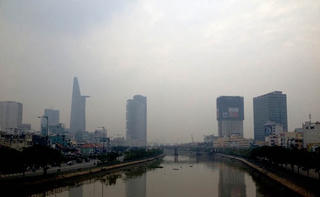 Sương mù bao trùm TP Hồ Chí Minh