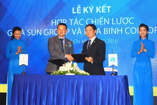 Sun Group hợp tác chiến lược với Hòa Bình Corp