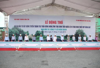 Khởi công 2 dự án giao thông hàng nghìn tỷ tại tỉnh Thái Bình