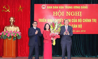 Bà Trương Thị Mai chính thức giữ chức Trưởng ban Dân vận TW