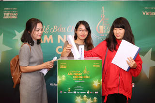 Bầu chọn Giải thưởng Âm nhạc Cống hiến lần 13-2018