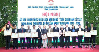 Thanh Hóa sơ kết 5 năm xây dựng nông thôn mới