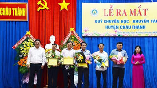 Châu Thành (An Giang): Ra mắt Quỹ Khuyến học - Khuyến tài