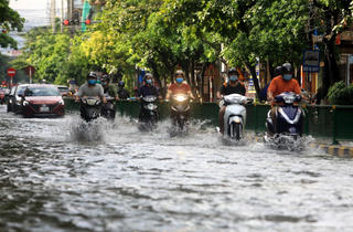 Thanh Hóa, Hà Tĩnh mưa rất to, đề phòng ngập úng cục bộ