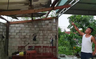 Lốc xoáy gây thiệt hại ở huyện Hương Khê, Hà Tĩnh